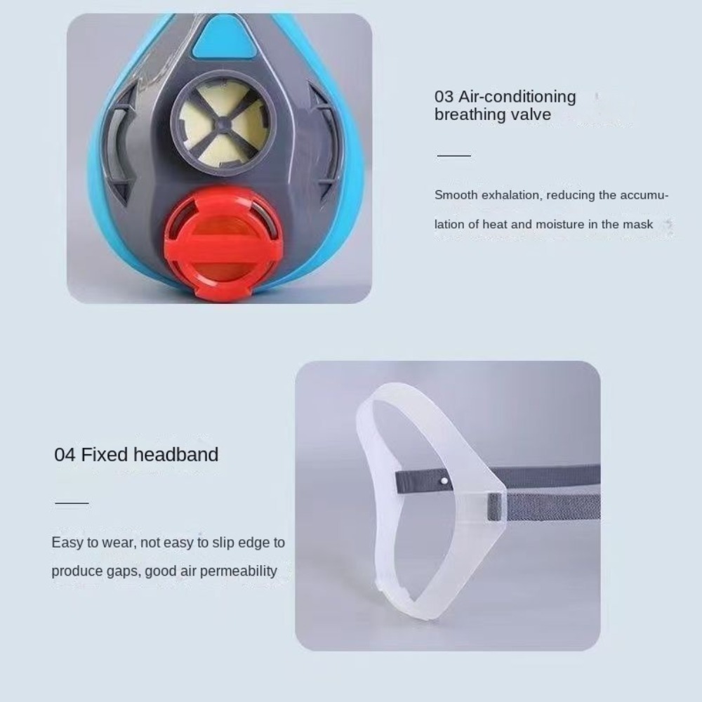 Silicone Dustproof Half Mask R - đánh giá và giá Respirator Half Face