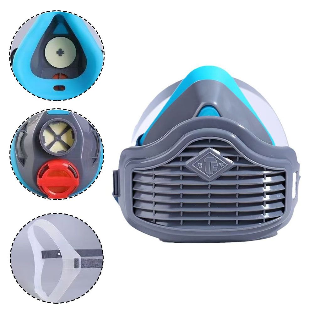 Silicone Dustproof Half Mask R - đánh giá và giá Respirator Half Face