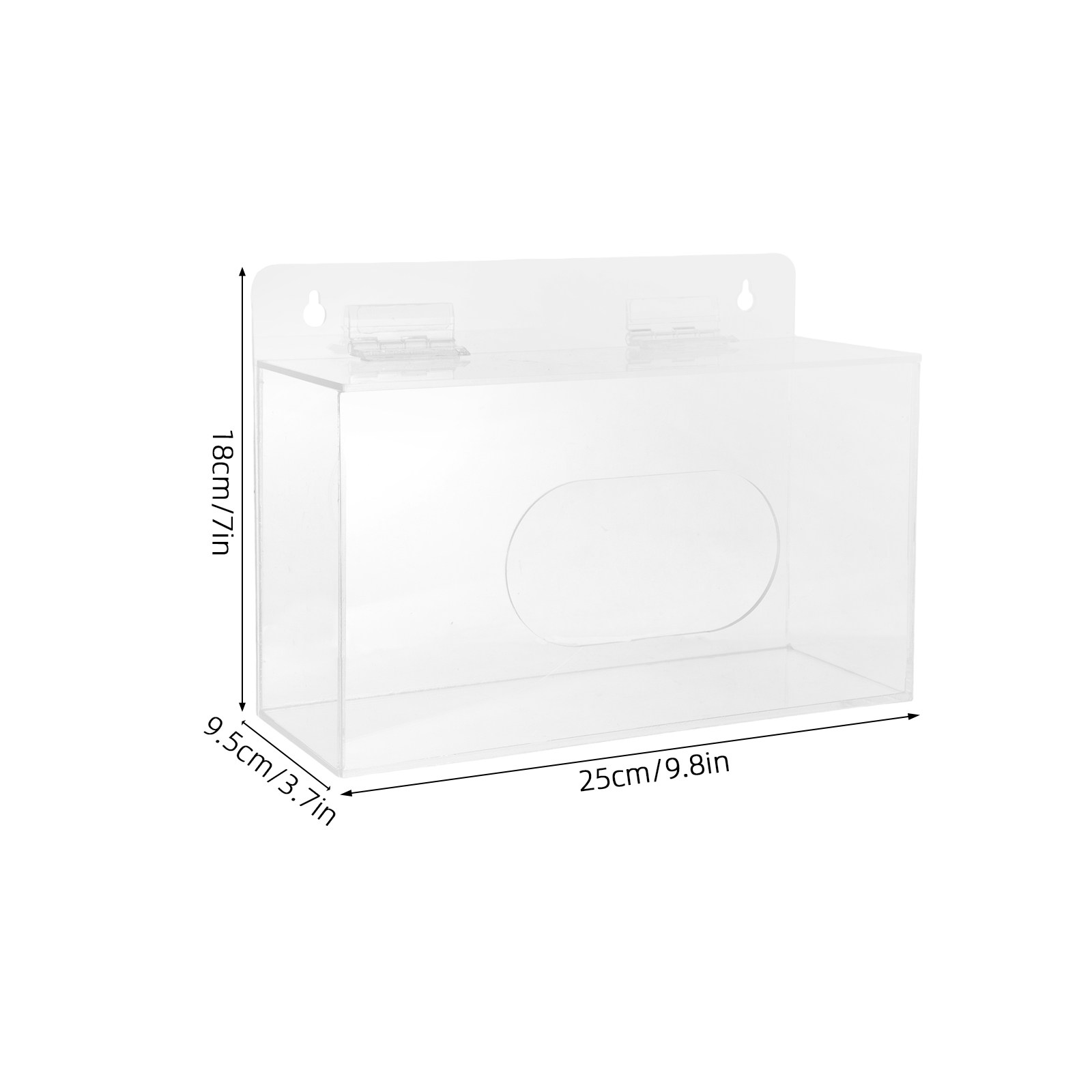 Clear Acrylic Face Mask Organi - đánh giá và giá Face Mask Storage Box