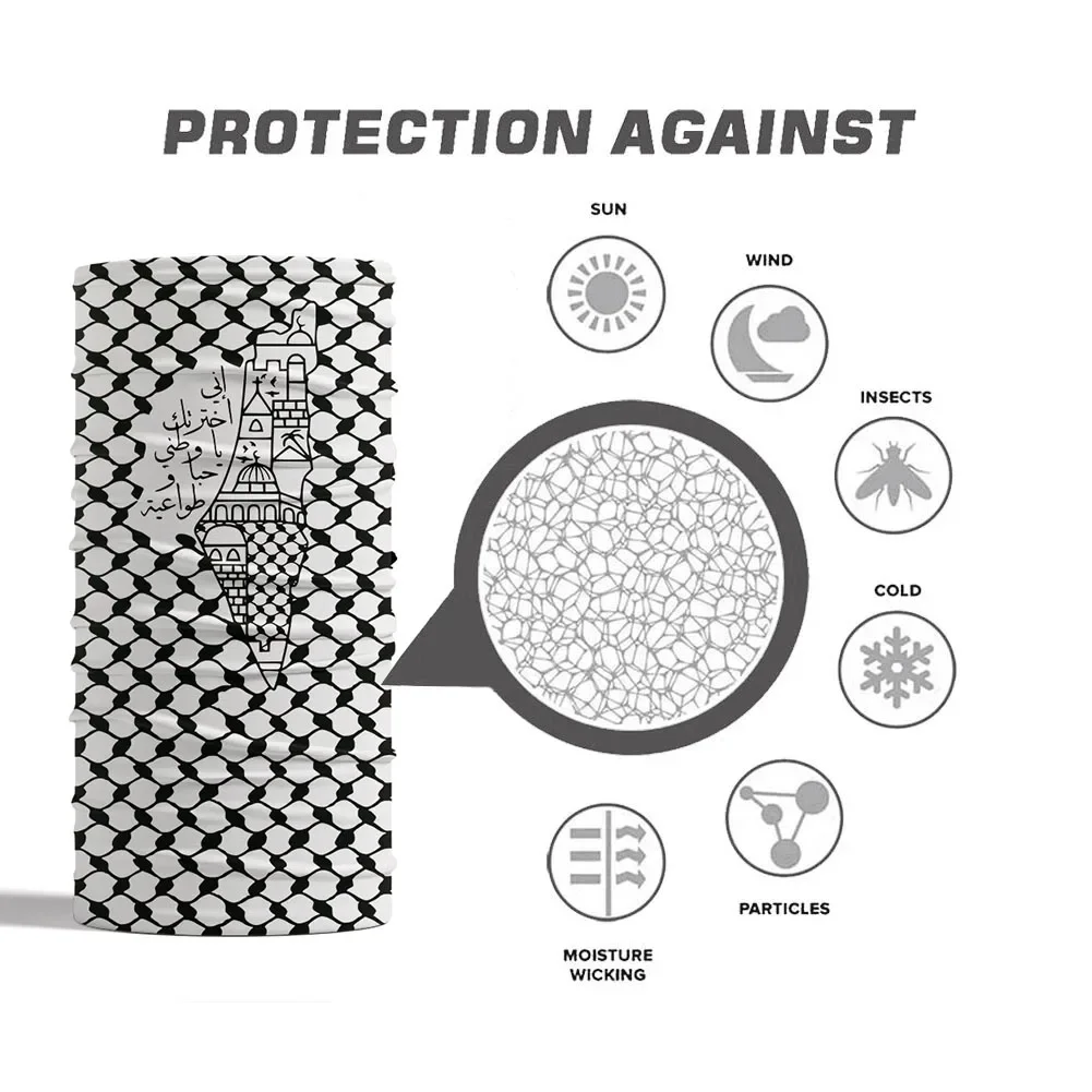 Arabic Calligraphy Bandana Fol - đánh giá và giá Neck Gaiter Face Cover