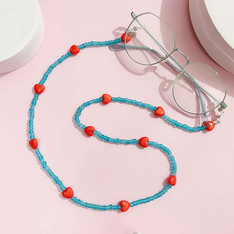 Trendy Peach Heart Anti Slip R - đánh giá và giá Mask Chain Holder